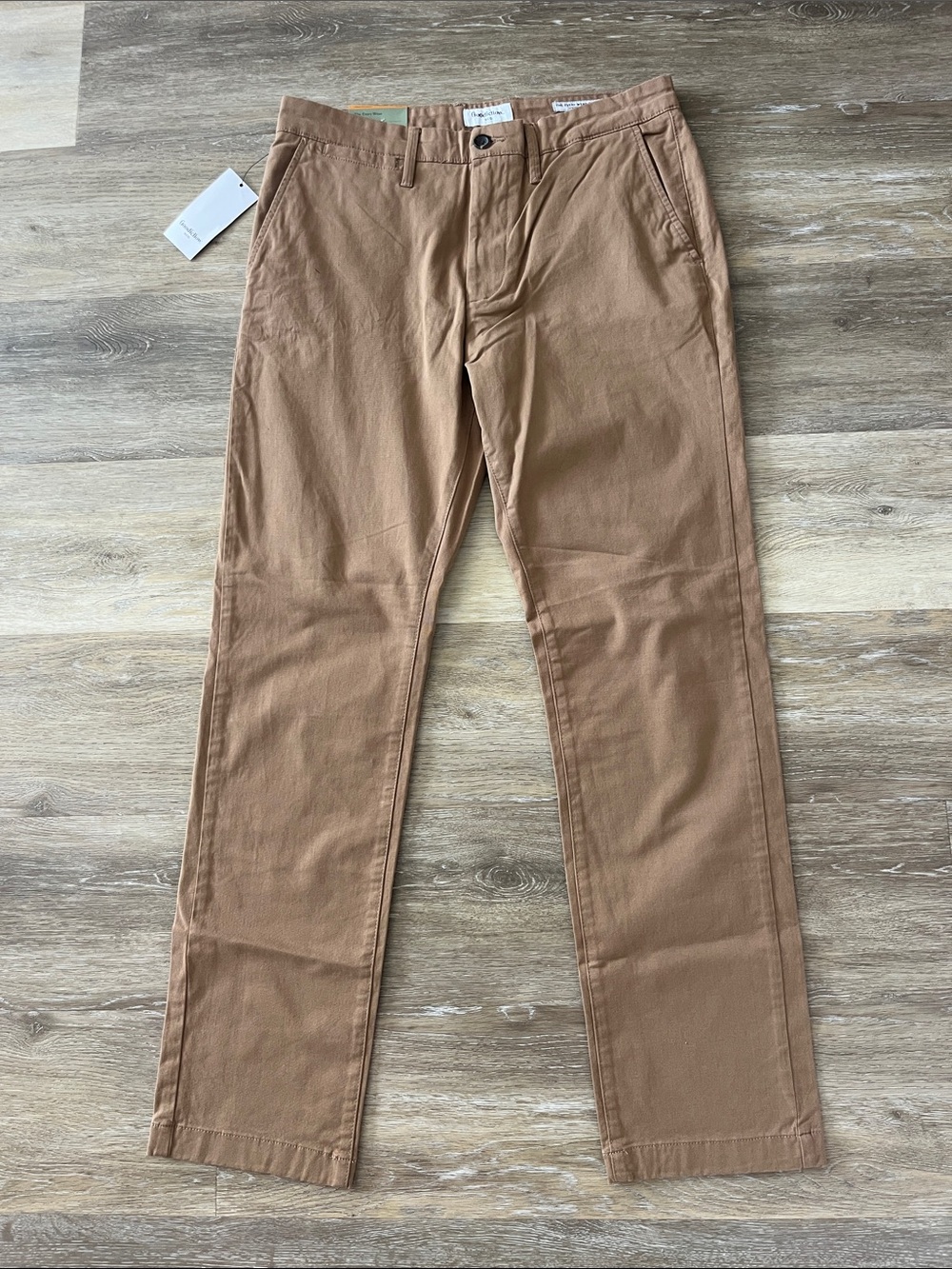 NWT Goodfellow & Co Every Wear Athletic Chino Pants Brown Size 32X32